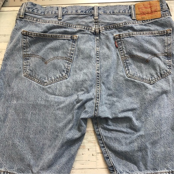 Levi's Men's Blue Jeans Shorts 505 - Picture 5 of 5